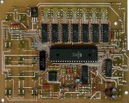 Вид сзади на плату с ATmega
